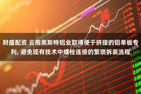 财盛配资 云南奥斯特铝业取得便于拼接的铝单板专利, 避免现有技术中螺栓连接的繁琐拆装流程